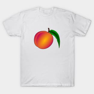 Peach Illustration T-Shirt